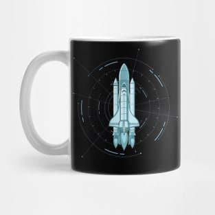 Modern NASA Space Shuttle Mug